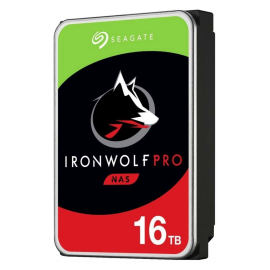 Жесткий диск Seagate  IronWolf Pro ST16000NE000, NAS 16TB, 3.5'', 7200 RPM, 256MB, SATA-III, 512e