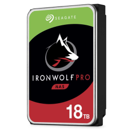 Жесткий диск Seagate  IronWolf Pro ST18000NE000, NAS 18TB, 3.5'', 7200 RPM, 256MB, SATA-III